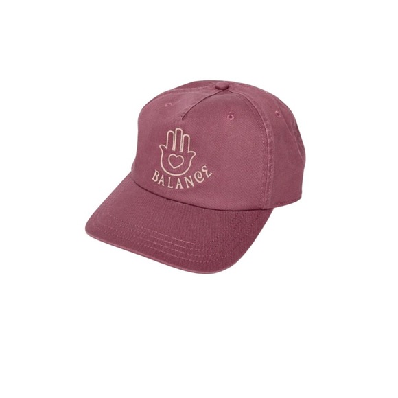 SPIRITUAL GANGSTER BALANCE DAD TRUCKER HAT PINK HAZE OS - Picture 2 of 8